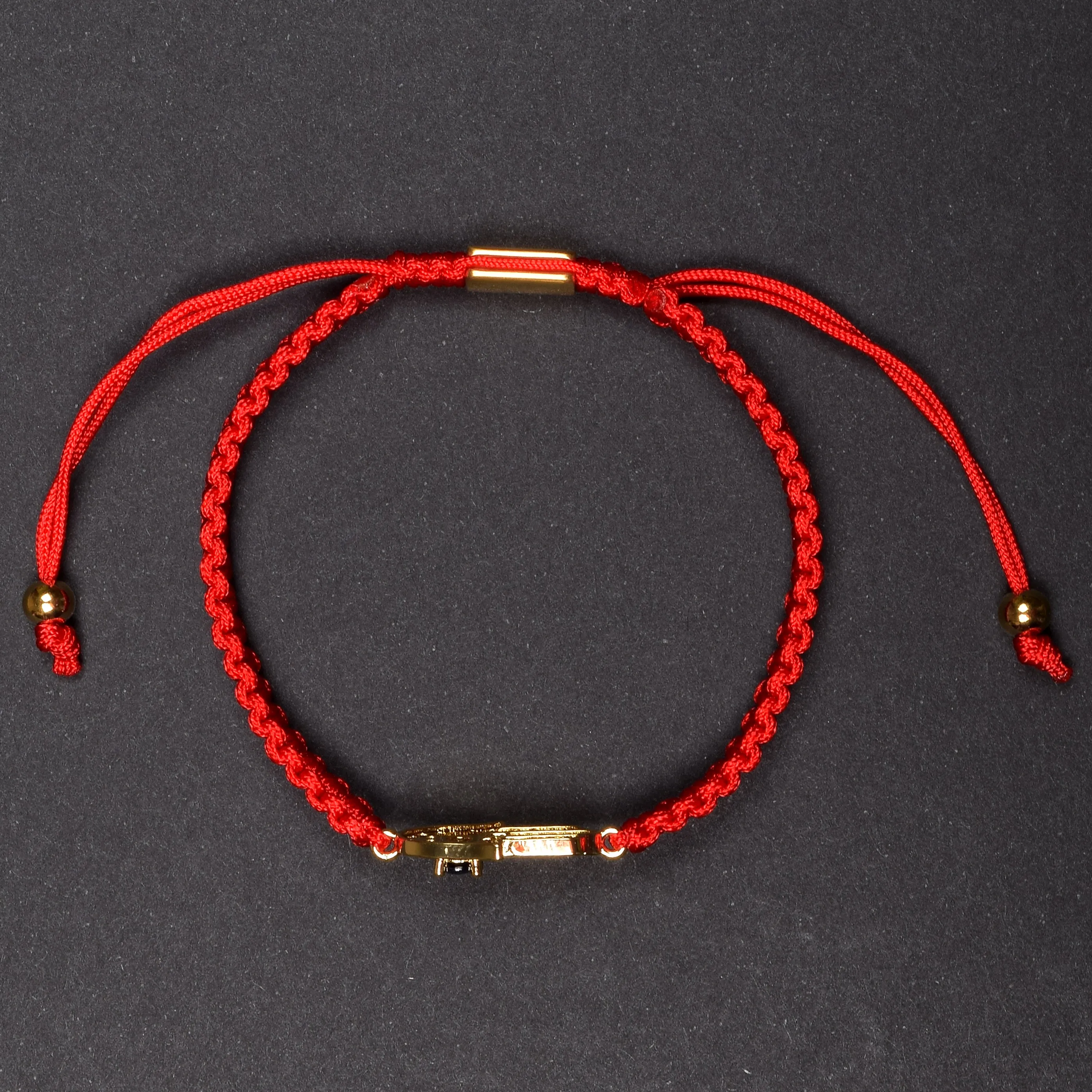 Red String Hamsa Hand Charm Bracelet