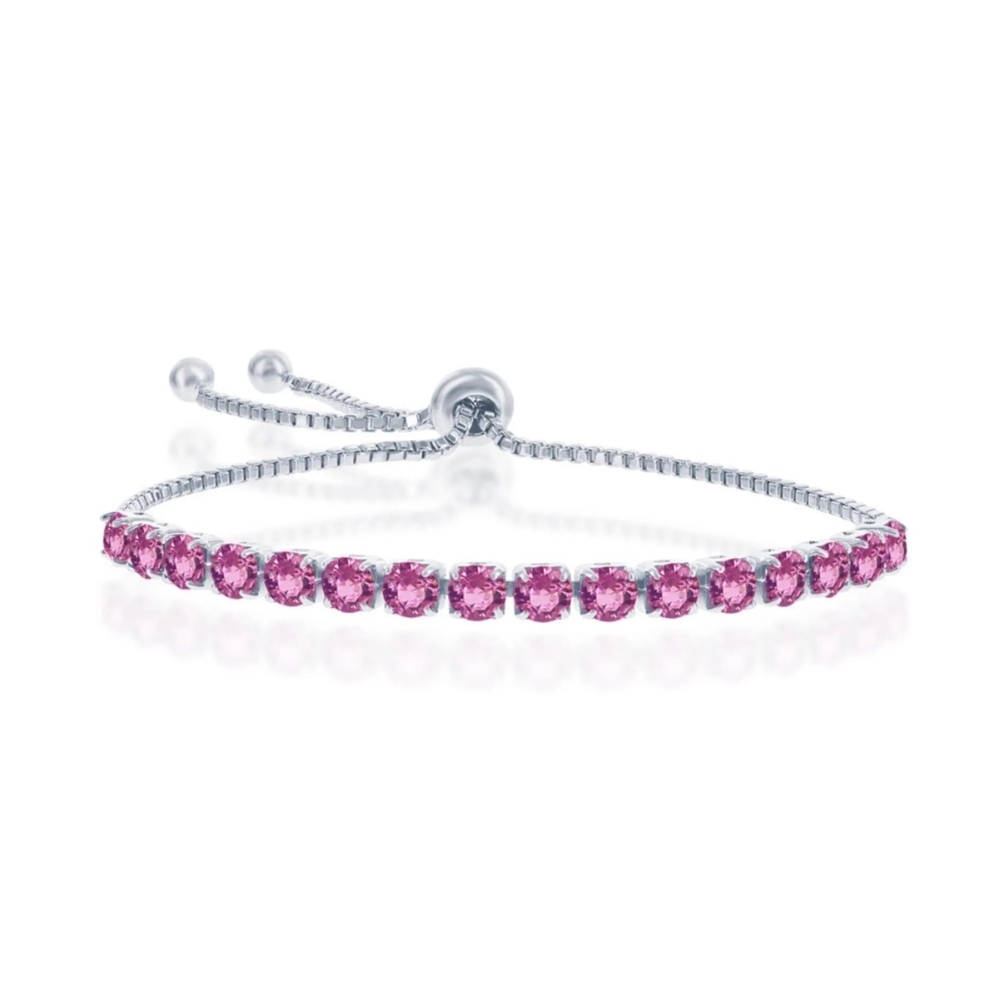 Regina Colored Swarovski Crystal Tennis Bolo