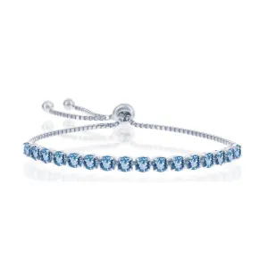 Regina Colored Swarovski Crystal Tennis Bolo