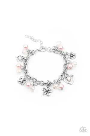 Retreat into Romance Pink Paparazzi Bracelet