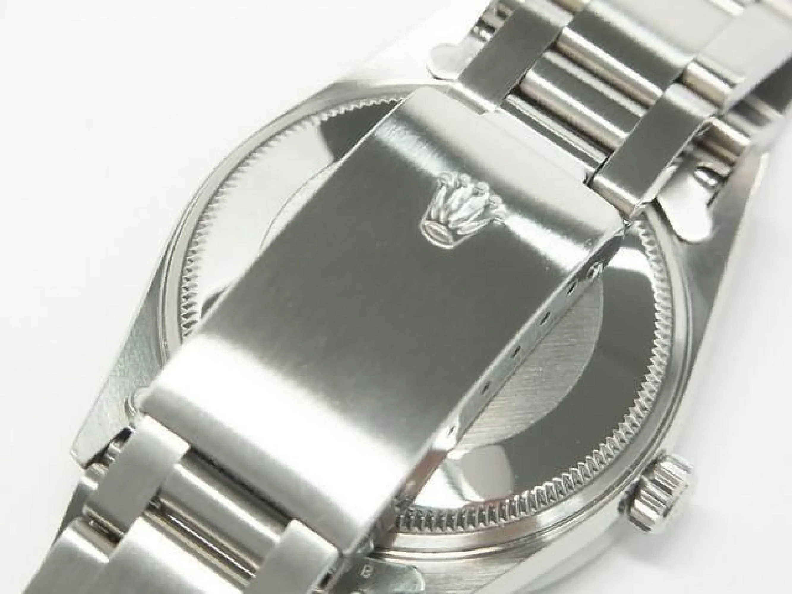 ROLEX Air-King pink Engine Turned bezel Z series 14010M Mens 185215839