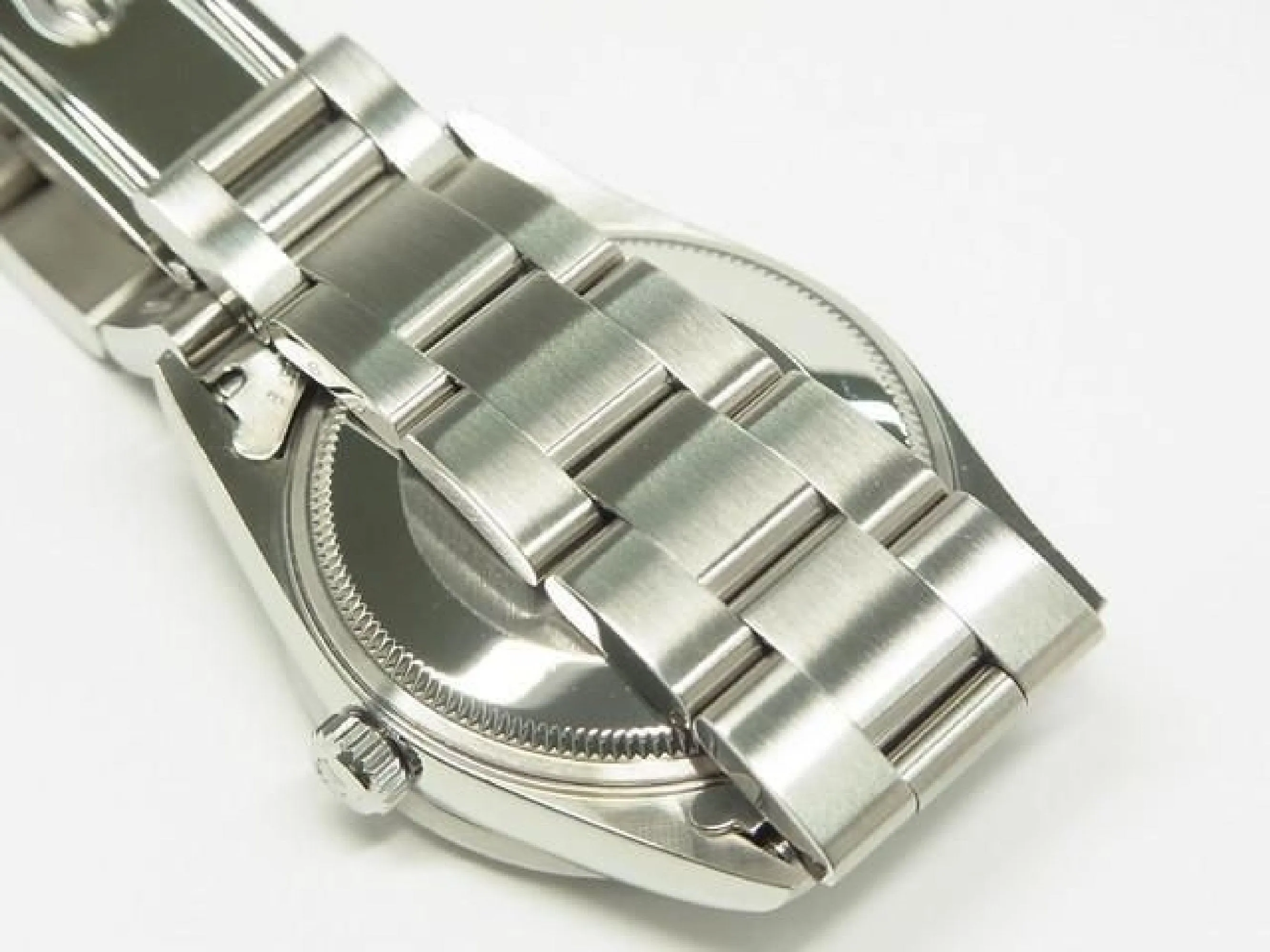 ROLEX Air-King pink Engine Turned bezel Z series 14010M Mens 185215839