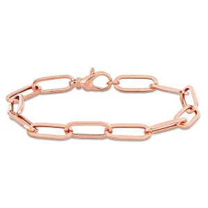 Rose gold paperclip Bracelet