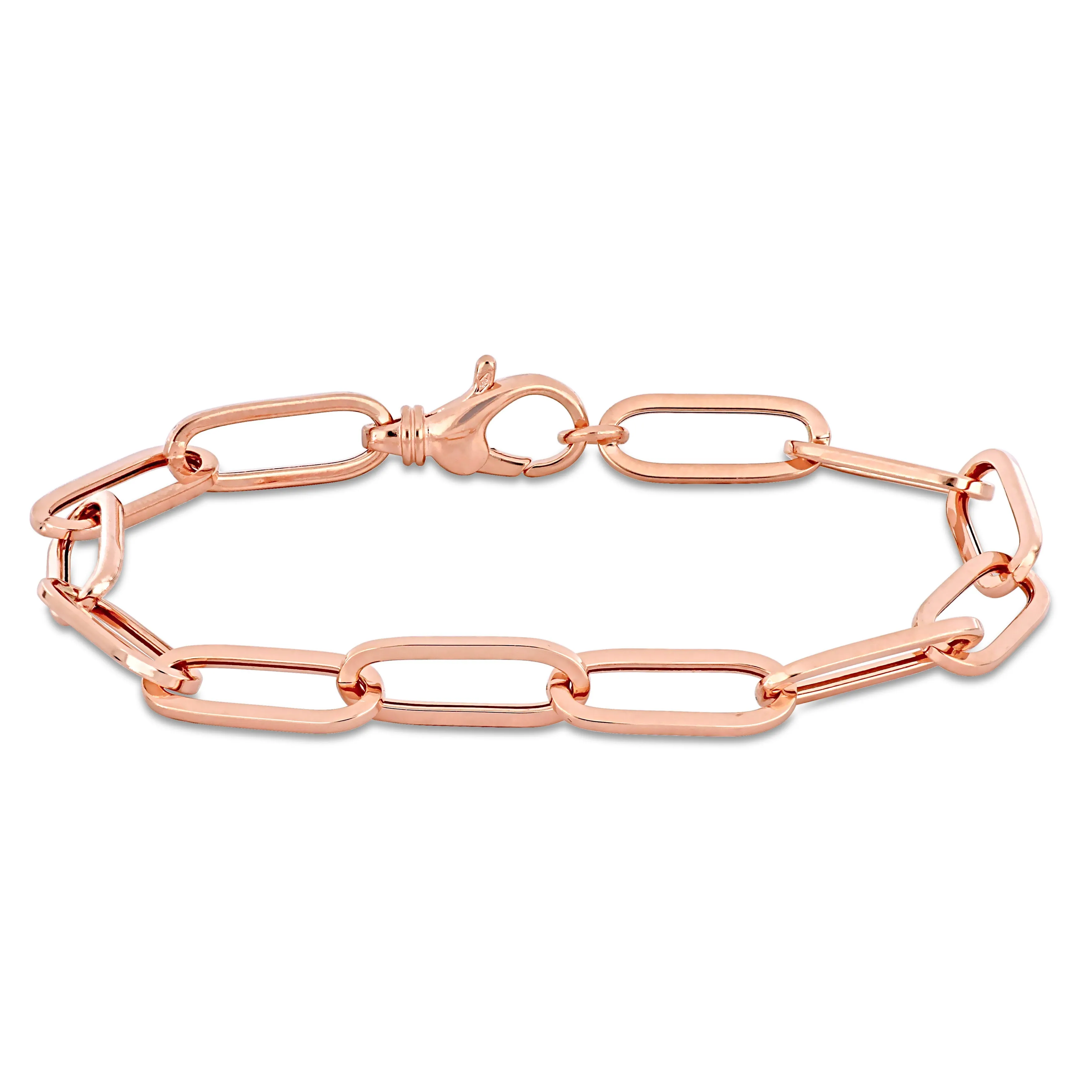 Rose gold paperclip Bracelet
