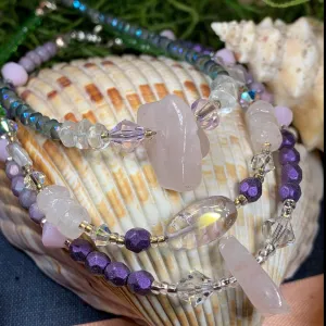 Rose Quartz Ankle Bracelet