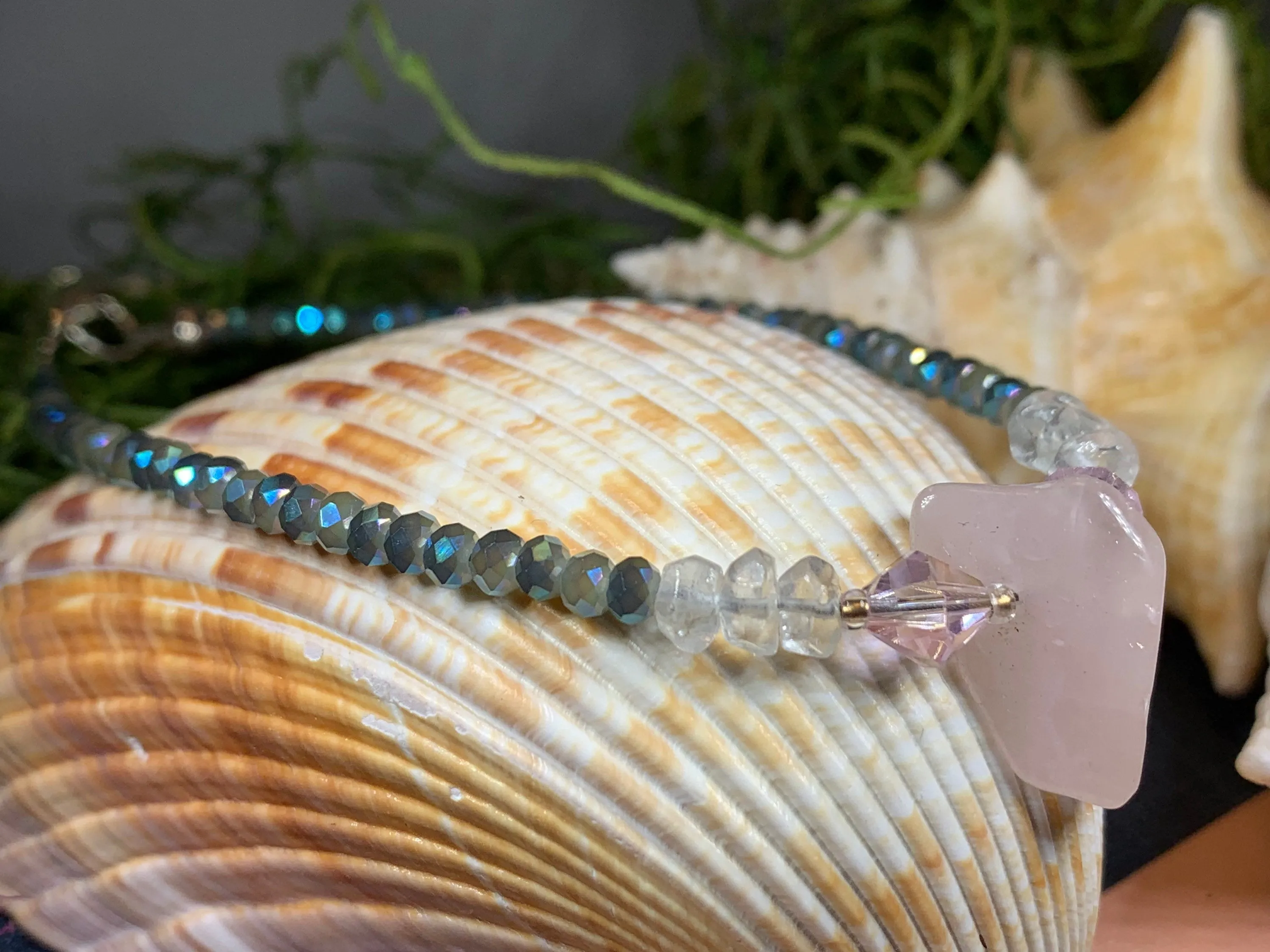 Rose Quartz Ankle Bracelet