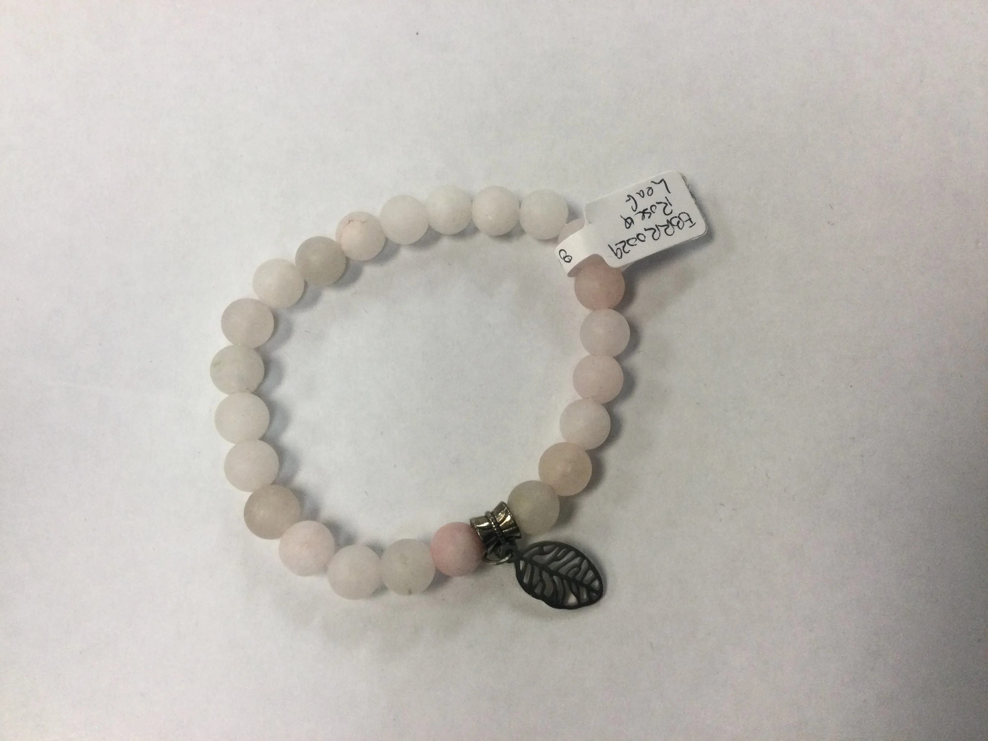 Rose Quartz Bracelet with Charm