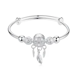 Round Bead Charm Bracelet