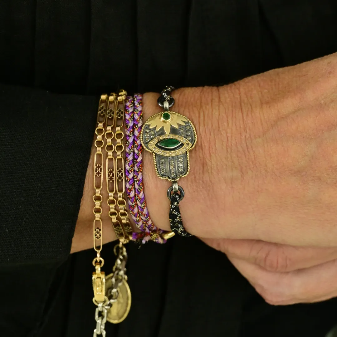 Round Hamza Bracelet