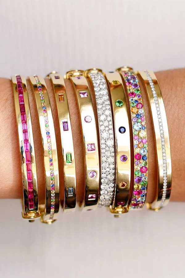 Round Multi Colored Bangle