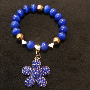 Royal Blue Gaudy Flower