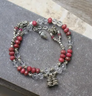 Ruby and Crystal Quartz Love Wrap