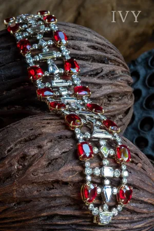 Ruby and Diamonds Bracelet