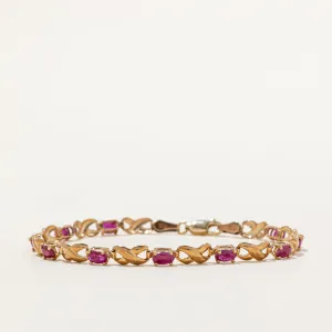 Ruby Bracelet | 1.20ctw | 7" |