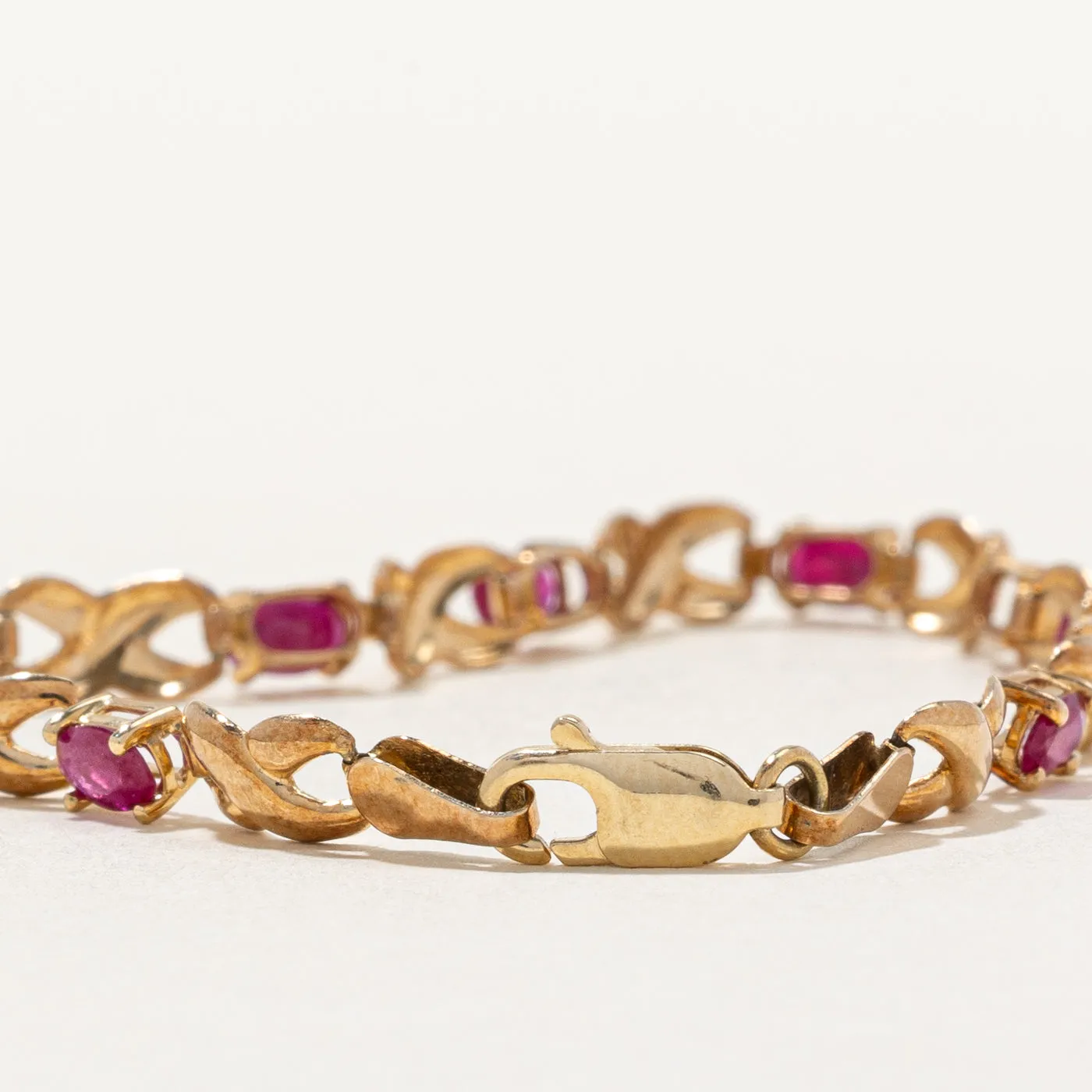 Ruby Bracelet | 1.20ctw | 7" |