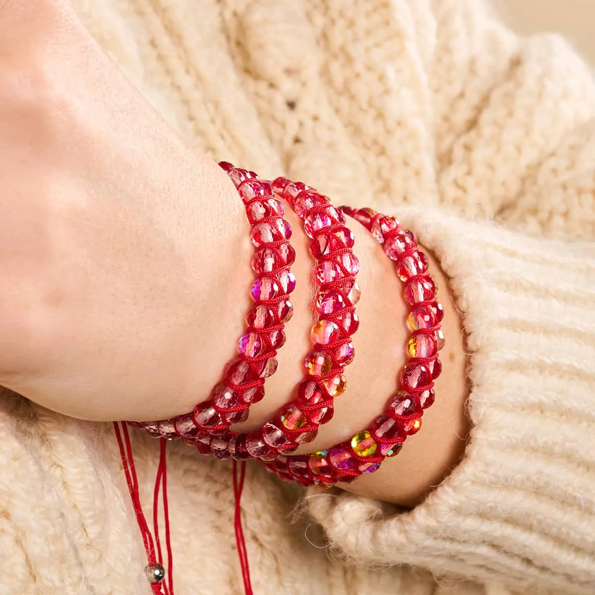 Ruby | Silver | Prisma Vitality Bracelet