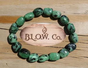 Ruby Zoisite Bracelet