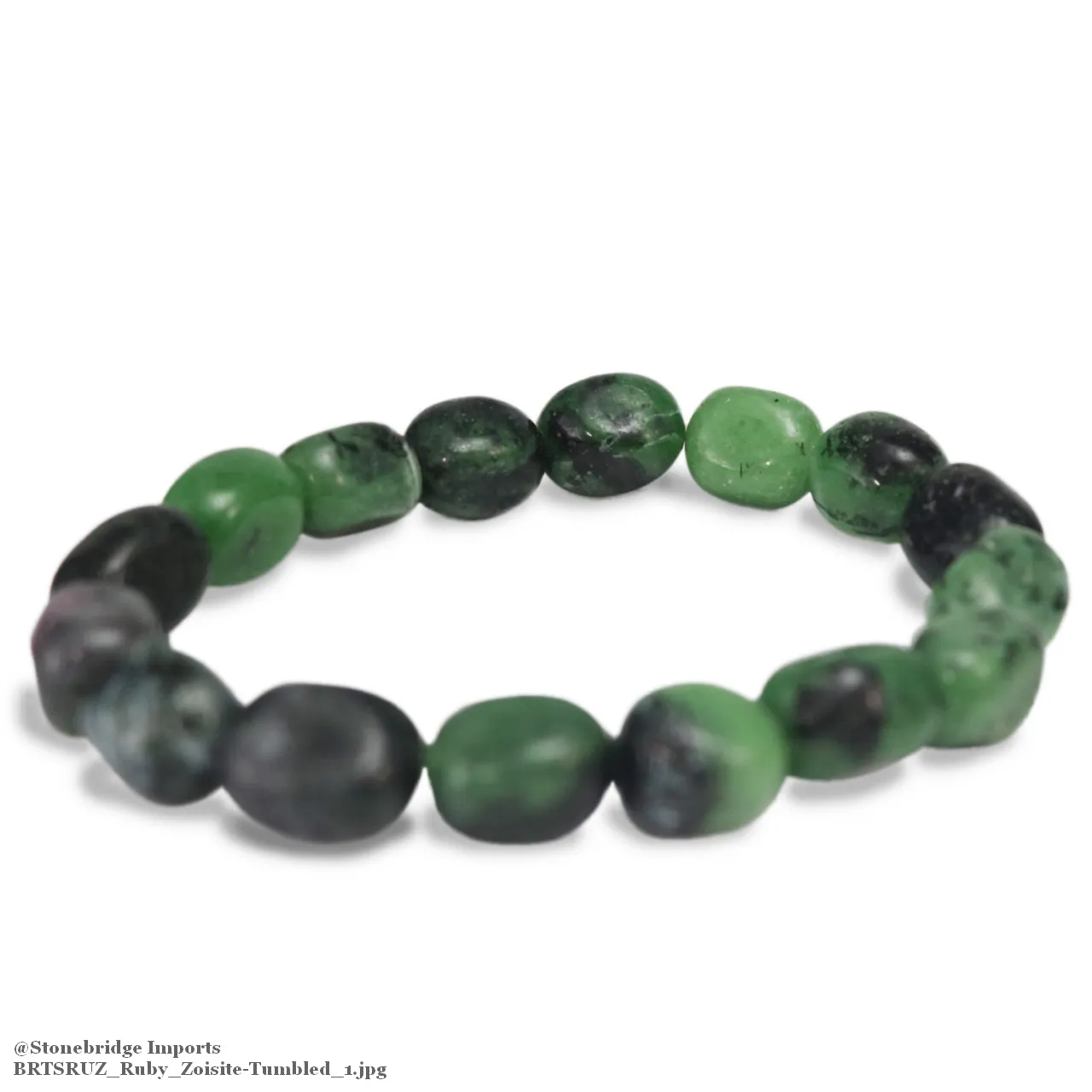 Ruby Zoisite Tumbled Bracelets