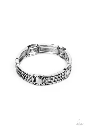 Rustic Redux Silver Paparazzi Bracelet