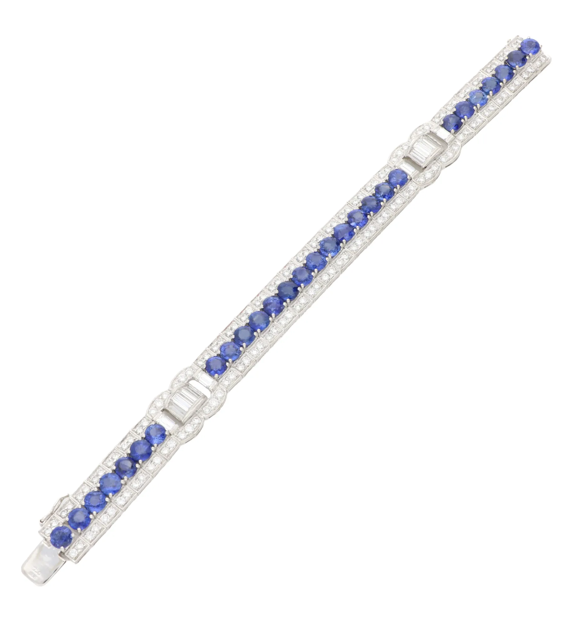 Sapphire and diamond bracelet