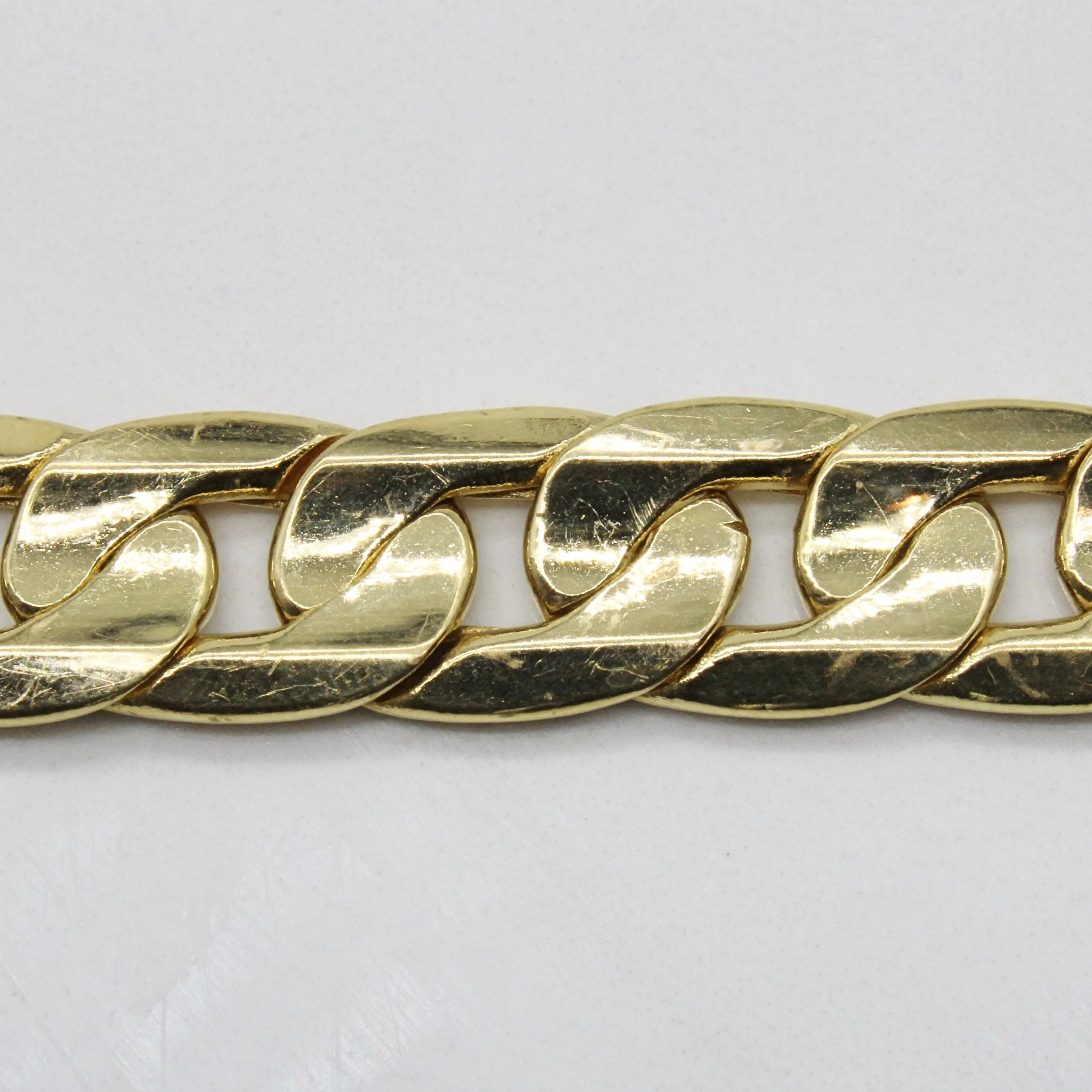 Sapphire Curb Chain Link Bracelet | 0.50ct | 8.5" |