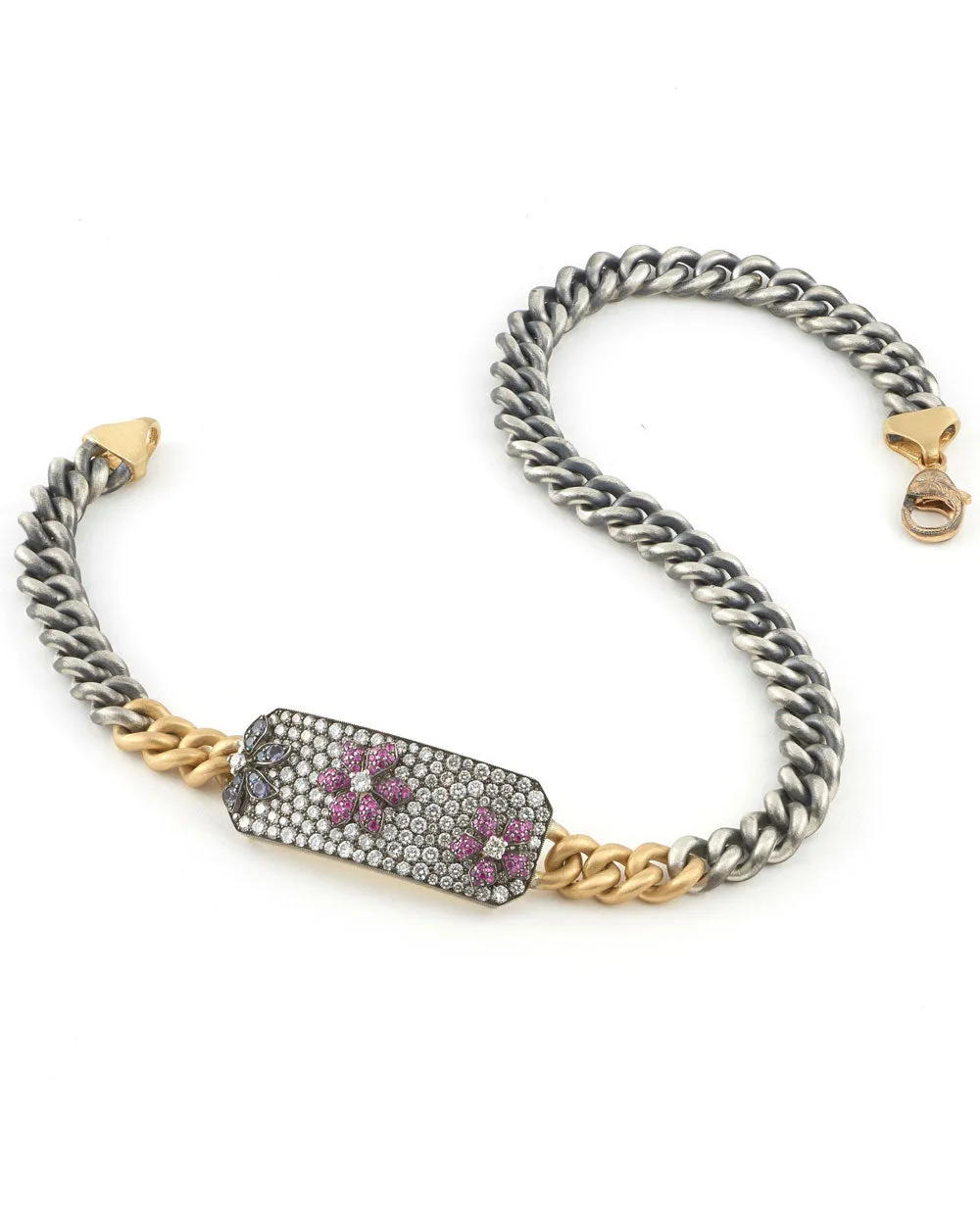 Sapphire Flower Ten Table Bracelet