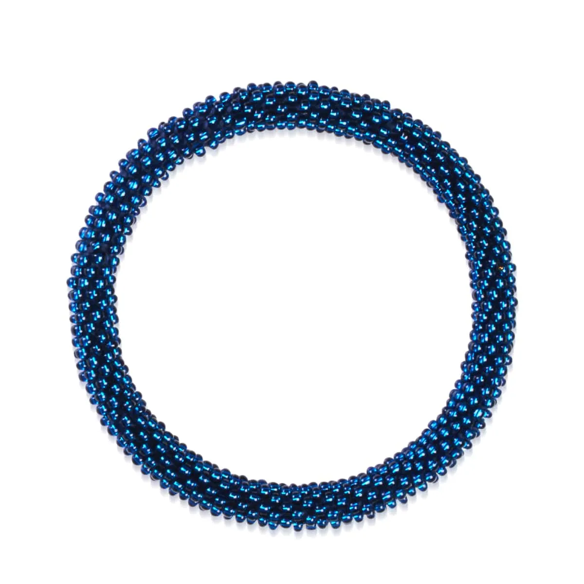 Sapphire Sea | Himalayan Glass Bead Bracelet