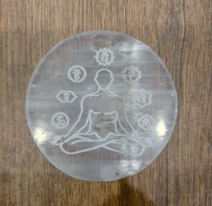 Selenite Stone Energization Charger plate