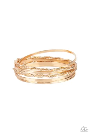 Sensational Shimmer - Gold Bracelet Set
