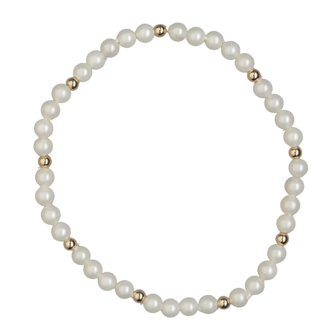 Shell Pearl Bitsy Bracelets