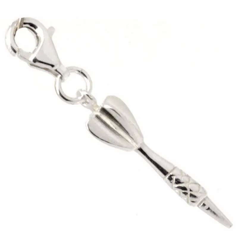 Silver Dart Charm