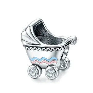 Silver Pram Charm