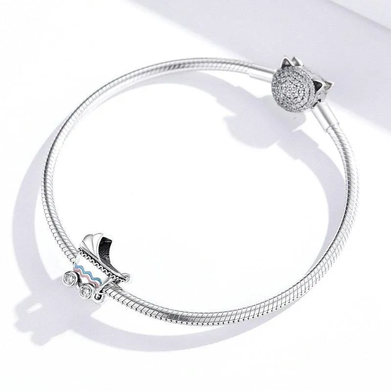 Silver Pram Charm