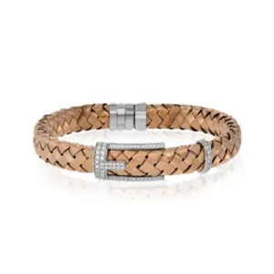 Simon G. 18k White Gold Diamond Bracelet
