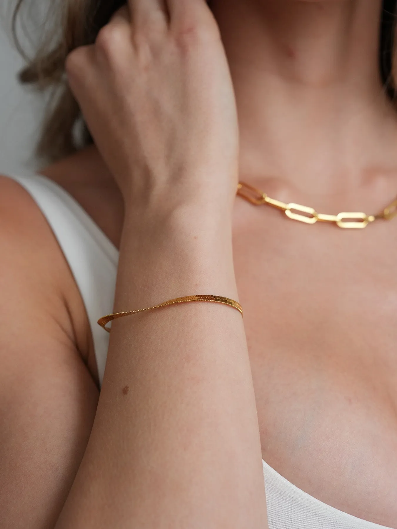 SNAKE BRACELET • Color: 18K Yellow Gold