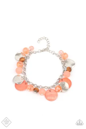 Springtime Springs Orange Paparazzi Bracelet