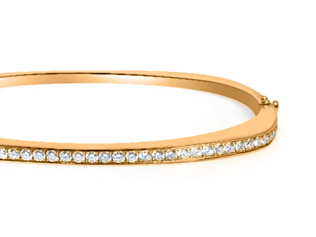 Square Shape Diamond Bangle 1.00 ctw