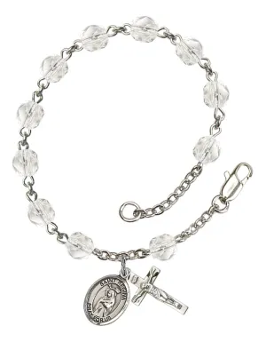 St. Regina Custom Birthstone Rosary Bracelet