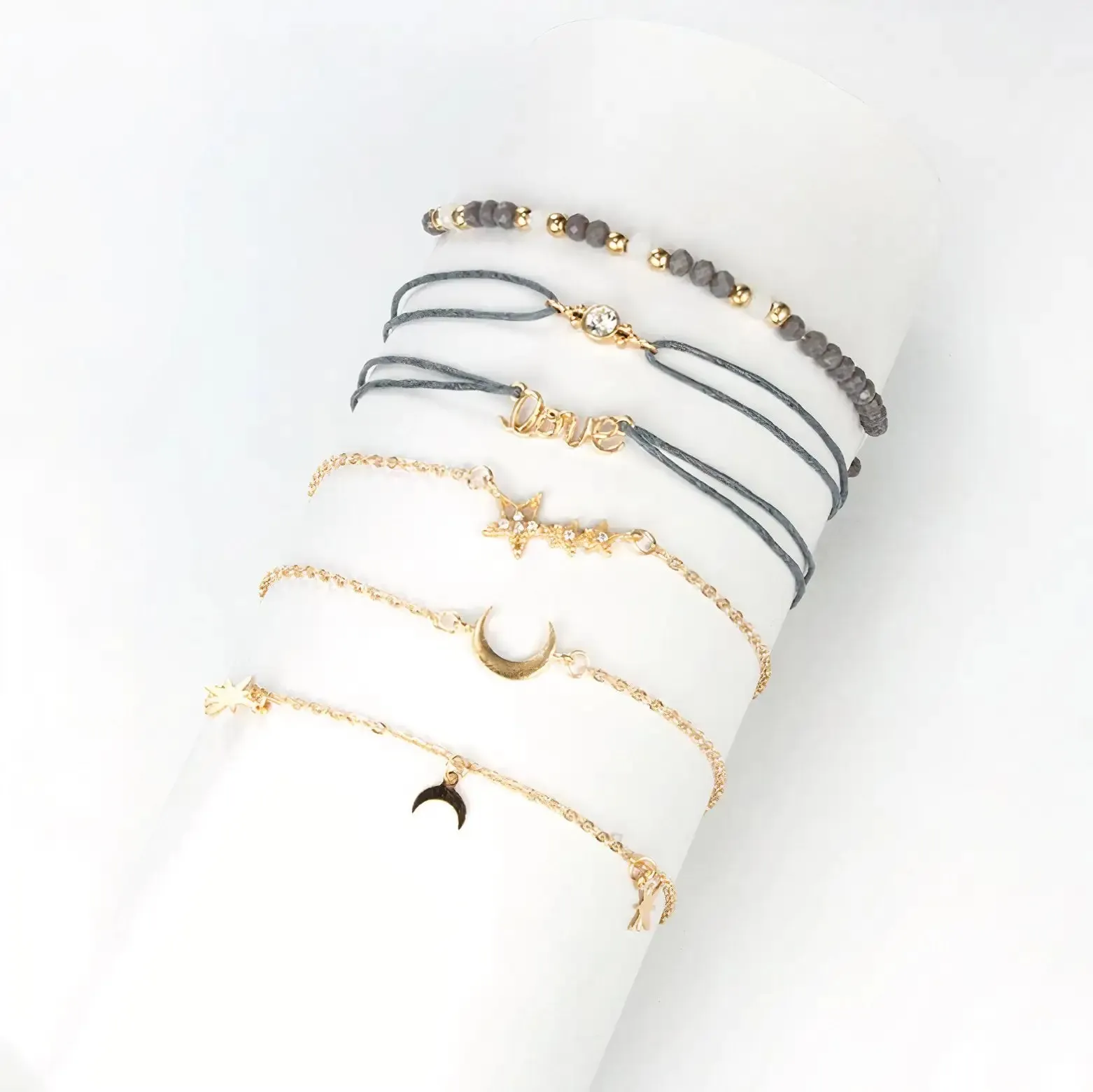 Stacked Bracelet Set #13