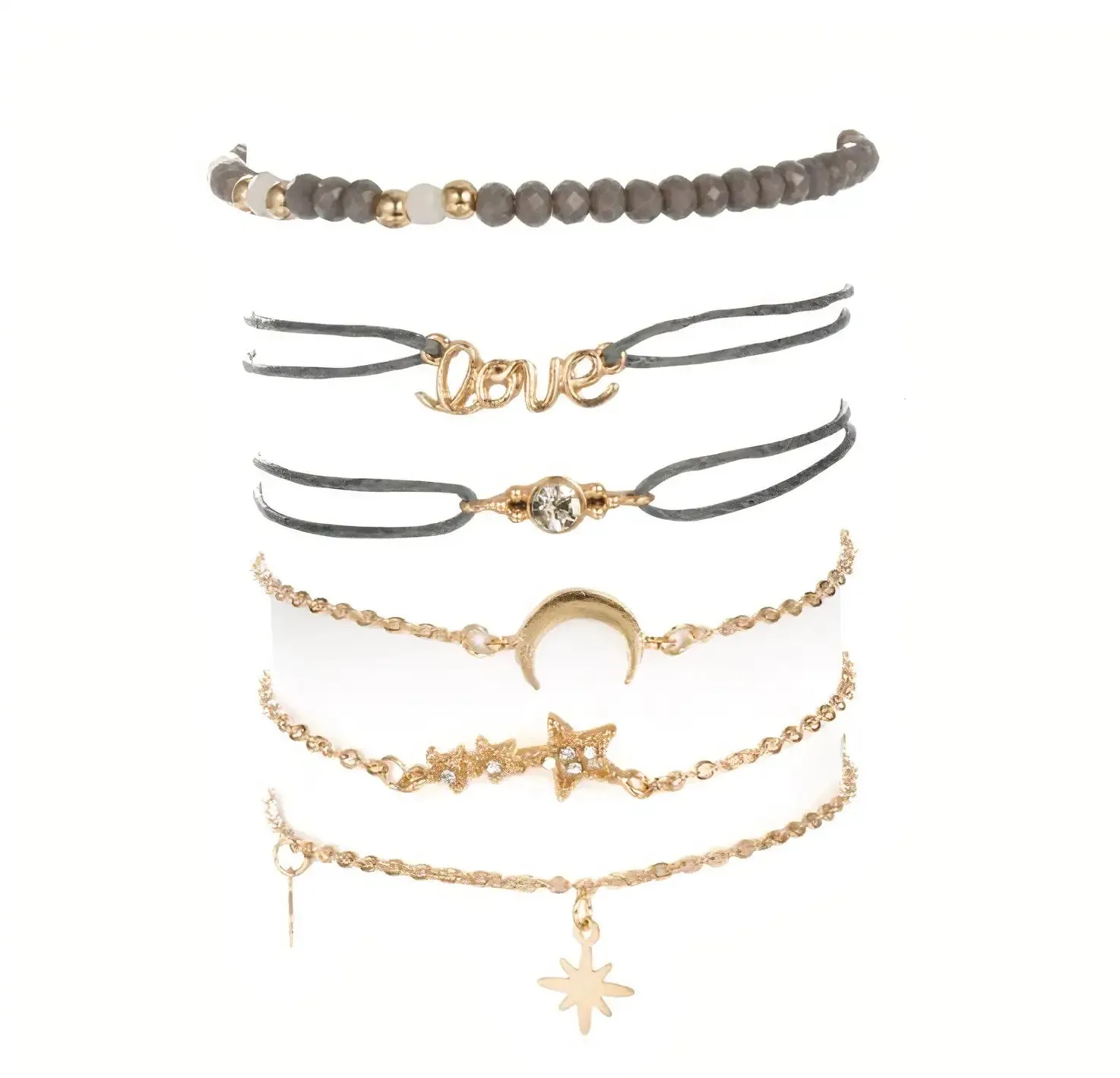 Stacked Bracelet Set #13