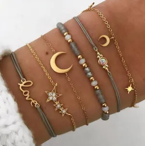 Stacked Bracelet Set #13