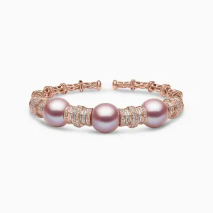 Starlight 18K Gold Pearl and Diamond Bracelet