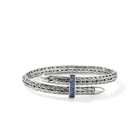 Sterling Silver Blue Sapphire Spear Collection Bracelet