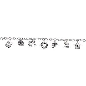 Sterling Silver Family Promises Bracelet