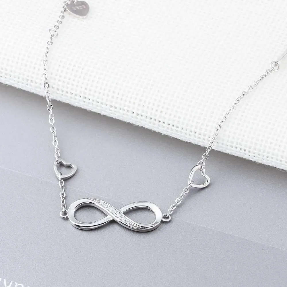 Sterling Silver Infinity Friendship Bracelet