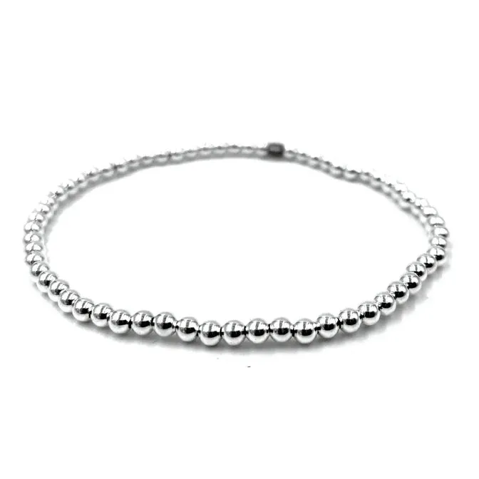 Sterling Silver Karma Bracelet