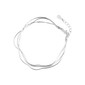 Sterling Silver Layered Bracelet