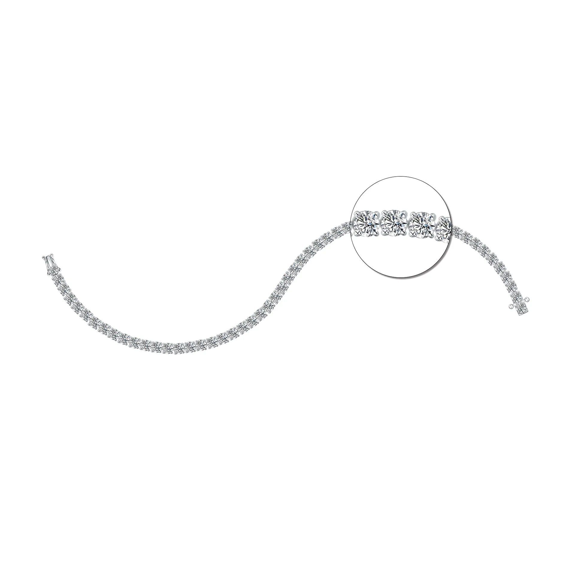 TAKA Jewellery Lab Grown Diamond Bracelet 10K
