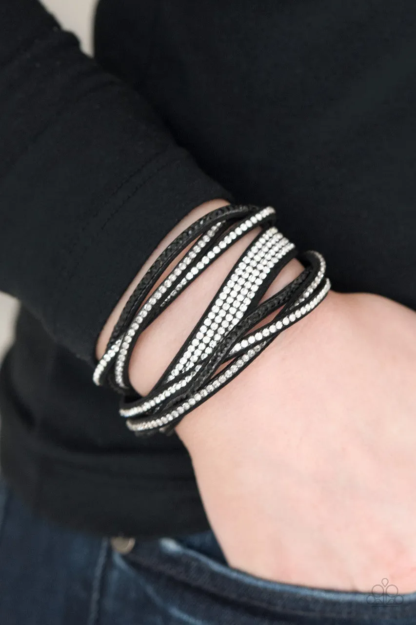 Taking Care of Business Black Paparazzi Bracelet