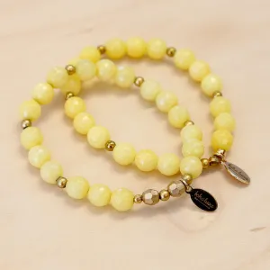 The Amber - Yellow Jade Bracelet